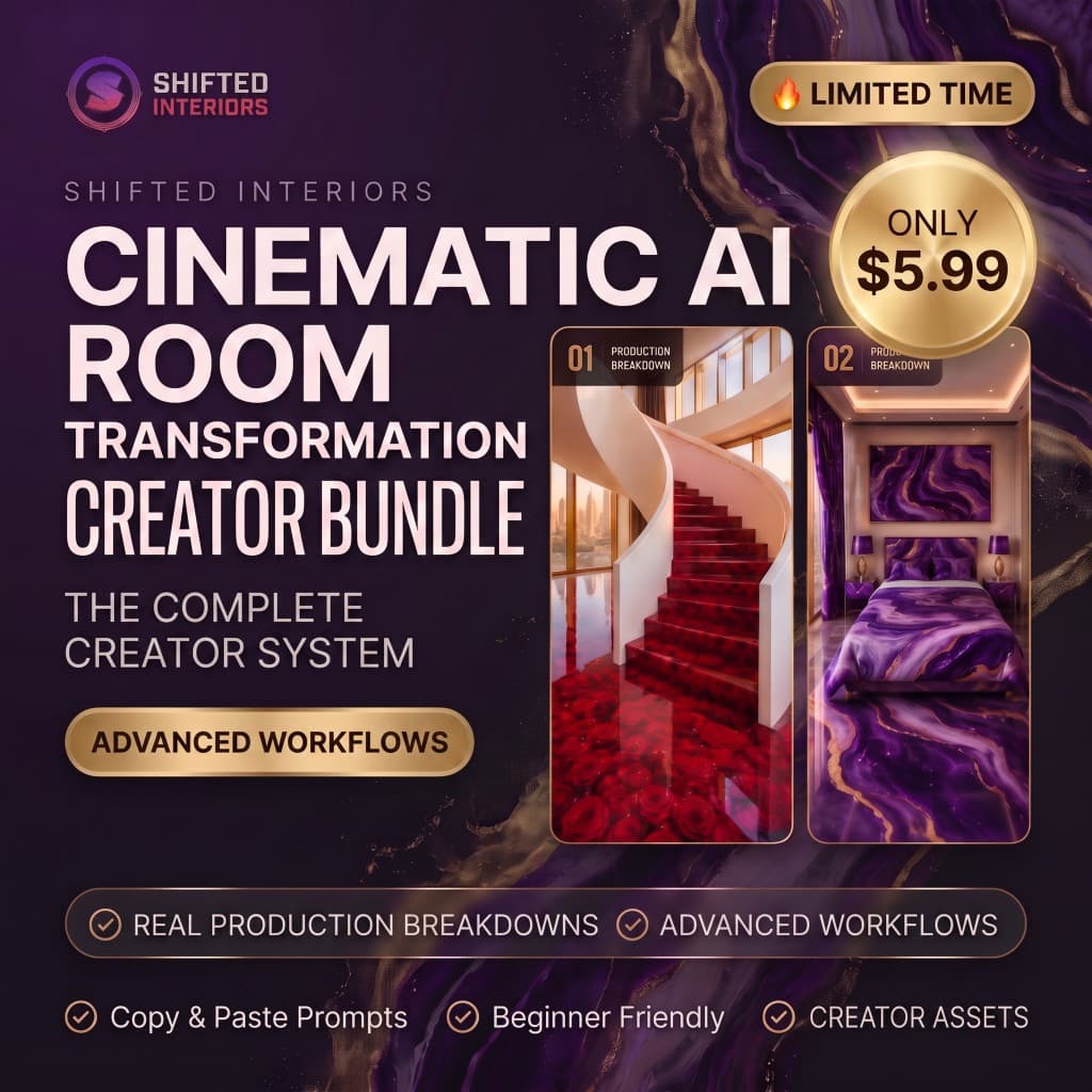 Cinematic AI Room Transformation Creator Bundle